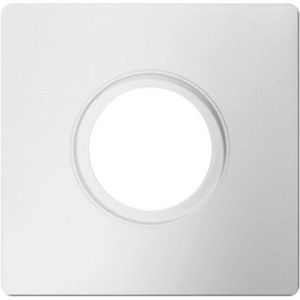 Inbouwraam vierkant rond vialed wit