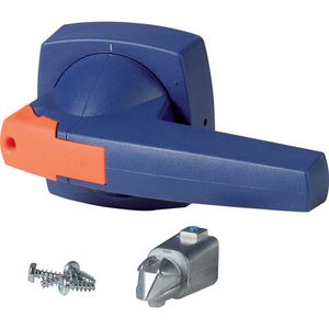 Draaigreep 10mm deurinbouw blauw hangslot