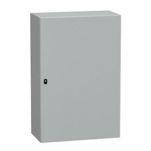 Kast Volle deur 1200x800x400mm IP66 IK10 RAL70 Spacial S3D