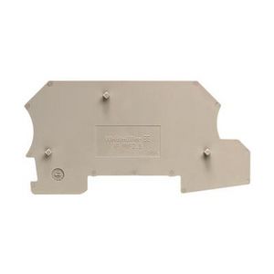 Afsluit- eindplaat beige h:87.25mm b:1.5mm V-0 We VVE=50
