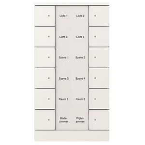 Bedienings sensor KNX - ClimaEco Mat wit 12f