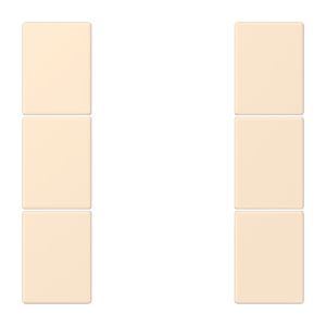 Tastafdekking F50 3-voudig compleet LC4320B KNX