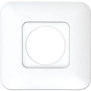 Inbouwraam vierkant vialed wit