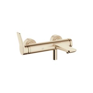 LISSÉ 1-hendel badmengkraan wandmontage z.garnituur Light Gold geb