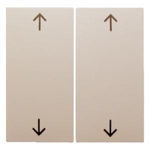 Wippen dubbele jaloezie bediening berker S.1/B.3/B.7 wit glans