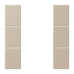 Tastafdekking F50 3-voudig compleet LC32142 KNX