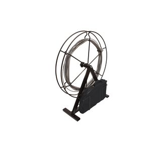 Oprolhaspel + IDEAAL trekveer 30mtr. M5 (+ 4 tools)
