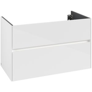 Wastafelondekast Collaro  996x603x498mm Glossy White
