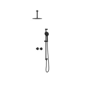 Afbouwdeel regendouche IVY combiset Nexus 3 inbouwthermostaat mat zwart CSN3EXMZBBBB excl. inbouwbox