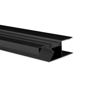 Opbouw profiel VA4 L=2mtr. zwart RAL9005