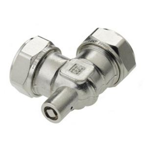 Kniekoppeling knel vertind met ontluchter 15x15mm KIWA