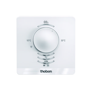 CO2 sensor KNX ventilatiesturing met geintegreerde temp. KNX