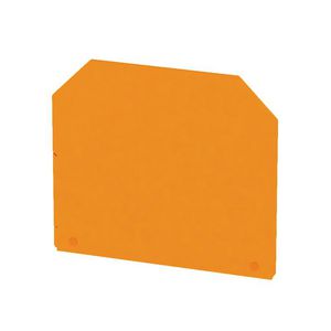 Afsluit- eindplaatterminals oranje h:56mm b:1 VVE=20