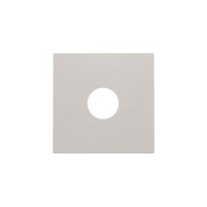 Afwerkingsset voor enkelvoudige coaxaansluiting voor tv