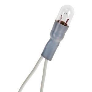 Signaleringslamp T1 1/4 WE 200mm Insul. 4.5V 60mA VVE=10