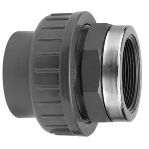 PVC druk 3D koppeling 110x4 bi. PN10 grijs