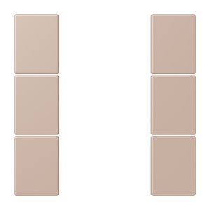 Tastafdekking F50 3-voudig compleet LC32131 KNX