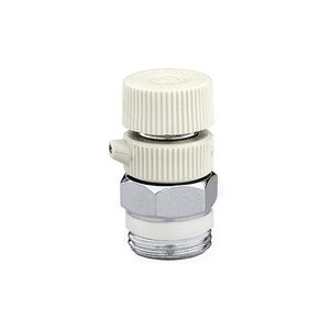 Handbediende ontluchter verdraaibare aftap met PTFE 1/2"bt.