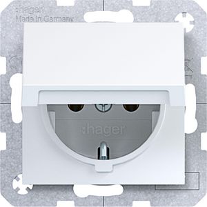 SCHUKO-wandcontactdoos zelfsluitende afd. steekkl. A.x/C.x w