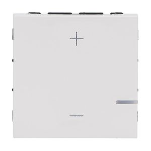 Dimmer 2-draads 3-125W 2 modulen wit Mosaic