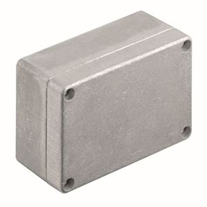 Schakelkast leeg aluminium 100x70x45mm onbehandeld VVE=10