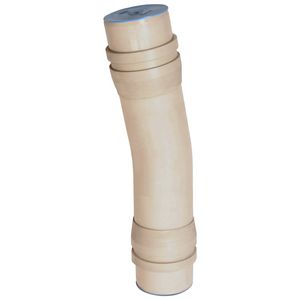 PVC bocht 11° 200mm PN10 2LB3 creme