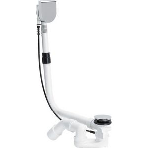 Multiplex badafvoer/overloop 725x40/50mm chroom