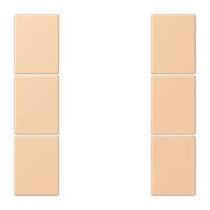 Tastafdekking F50 3-voudig compleet LC32122 KNX