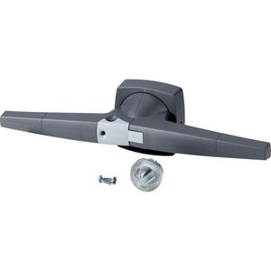 Draaigreep 14mm deurinbouw grijs hangslot K5DG/P