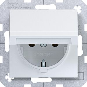 SCHUKO-wandcontactdoos zelfsluitende afd. steekkl. A.x/C.x w