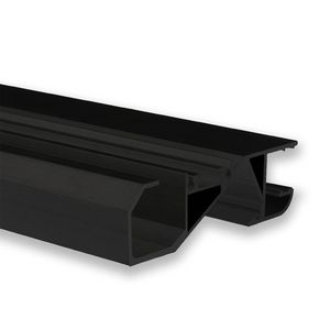 Plinten profiel VA6 zwart RAL9005