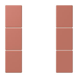 Tastafdekking F50 3-voudig compleet LC32121 KNX