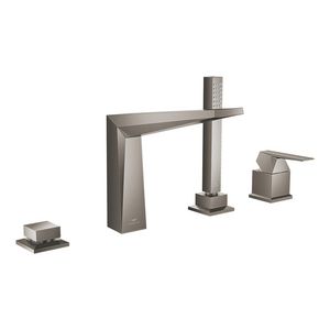 Allure brilliant 4-gats badcombinatie hard graphite geborsteld (mat donker grijs) (Spa colors coll.)