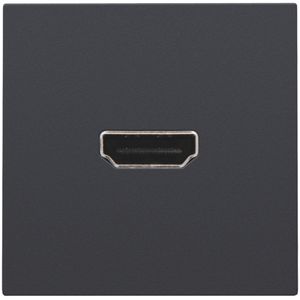 Afwerkingsset met HDMI-naar-HDMI-aansl. anthracite