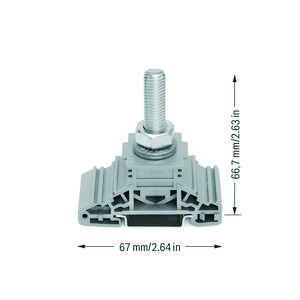 Boutklem markeringsh. zijkant rail 35x15+35 885-110 VVE=20