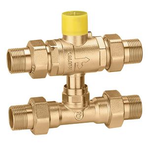 3-weg zoneventiel 4 aansl. kogelafsluiter zonder motor 3/4