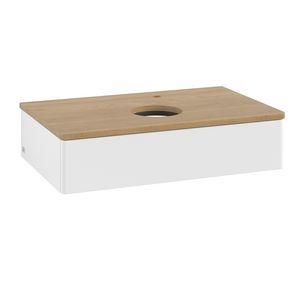 Wastafelonderkast Antao 800x190x500mm White Matt Lacquer K08051MT