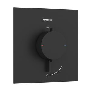 Inbouwthermostaat Ecostat Comfort E 1 functie mat zwart
