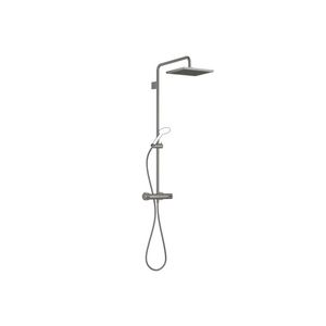 Showerpipe douchether. flowreduc Dark plat.geb