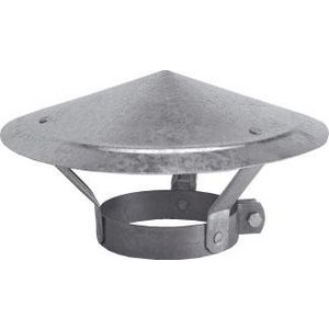Regenkap gegalvaniseerd 148/154mm