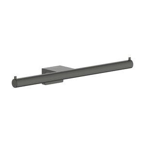 AddStoris S dubbele closetrolhouder Brushed Black Chrome