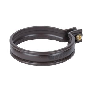HWA ophangbeugel PVC bruin Ø100mm B-model excl. muurpen / klemnok