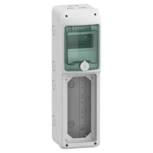 Verdeler contactdoos combinatie 1x5 mod 1 opening 103x225mm (W)
