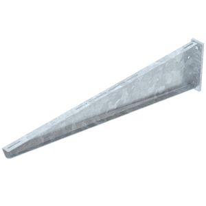 Wand- en profielconsole vastgelaste kopplaat B1010mm staal