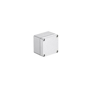 Aluminium kabeldoos met coatbaar oppervlak 80x75x57