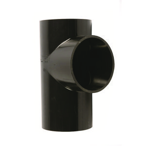 PE T-stuk 88,5° 110mm PN4 zwart