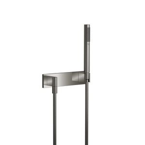 Douchegarnituur afdekplaat FlowReduce Dark Chrome