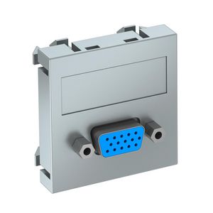 Draagplaat VGA connector met schroefaansl. 45x45mm 6104616