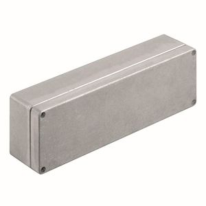 Schakelkast leeg aluminium 250x80x55mm onbehandeld
