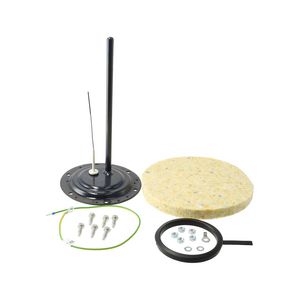 Inspectieluik met titanium anode